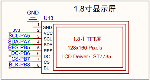 显示屏电路原理图